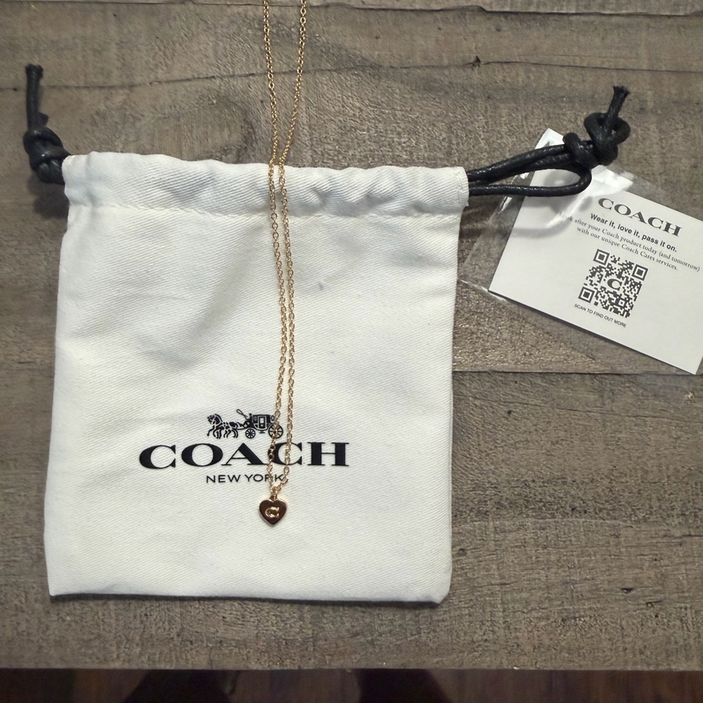 Coach pendant necklace and bracelet set - Picture 3 of 7